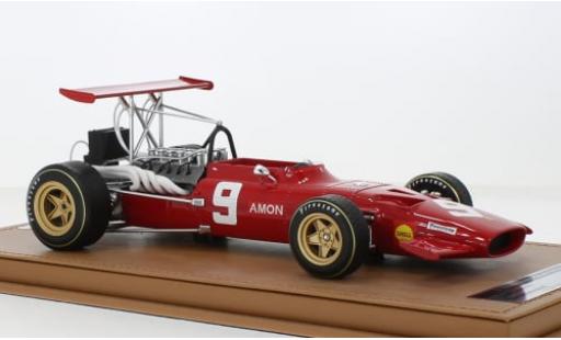 Diecast model cars Ferrari 312 F1 No.9 formula 1 GP S&Atilde;&frac14;dafrika 1969 1/18 Tecnomodel