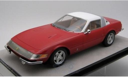 Diecast model cars Ferrari 365 GTB/4 Daytona Coupe Speciale red/white 1969 1/18 Tecnomodel