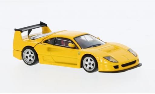 Diecast model cars Ferrari F40 LM yellow 1996 1/64 Tecnomodel