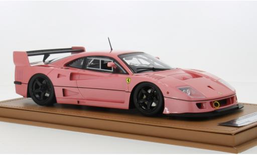 Diecast model cars Ferrari F40 LM metallise pink 1996 1/18 Tecnomodel