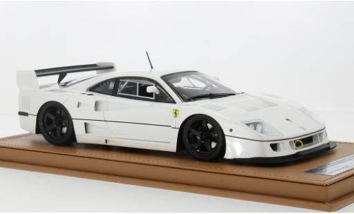 Diecast model cars Ferrari F40 LM metallise white 1996 1/18 Tecnomodel