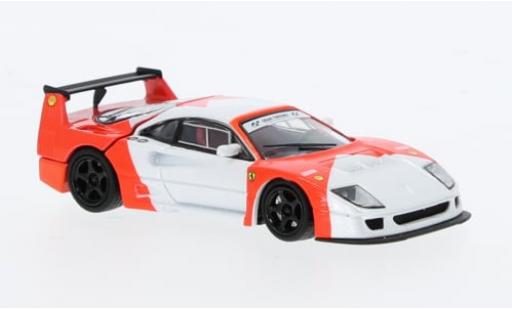 Diecast model cars Ferrari F40 LM white/red 1996 1/64 Tecnomodel