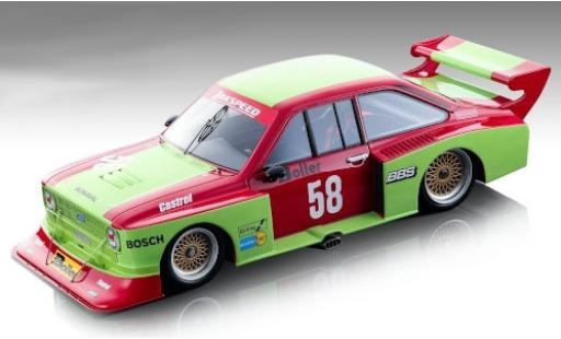 Diecast model cars Ford Escort RS II Turbo No.58 Team Zakspeed DRM Zolder 1980 W.Boller 1/18 Tecnomodel