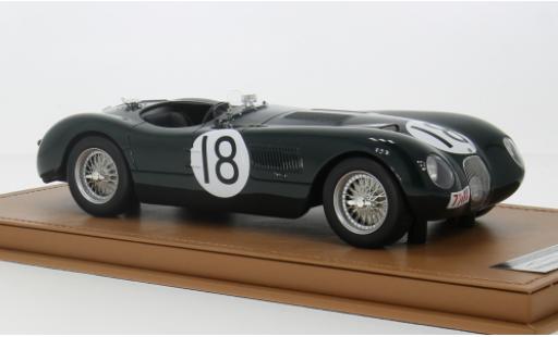 Diecast model cars Jaguar C-Type Course No.18 Racing 24h Le Mans 1953 1/18 Tecnomodel