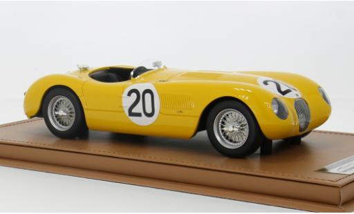 Diecast model cars Jaguar C-Type Course Spider RHD No.20 Racing 24h Le Mans 1953 1/18 Tecnomodel