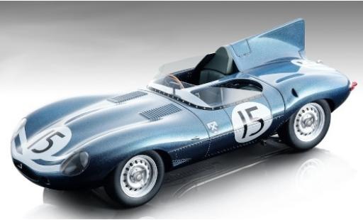 Diecast model cars Jaguar D-Type Long Nose RHD No.15 24h Le Mans 1957 J.Lawrence/N.Sanderson 1/18 Tecnomodel