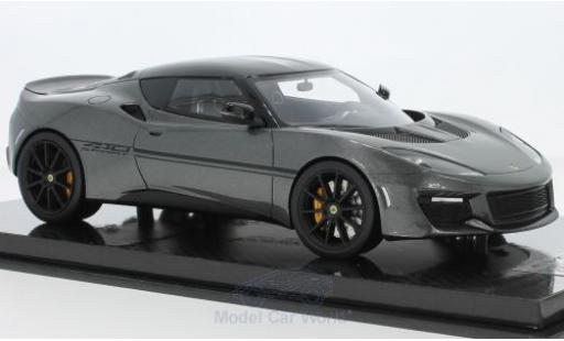 Diecast model cars Lotus Evora S 410 metallic grey 2017 1/18 Tecnomodel