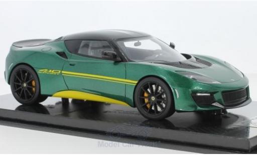 Diecast model cars Lotus Evora S 410 metallic green 2017 1/18 Tecnomodel