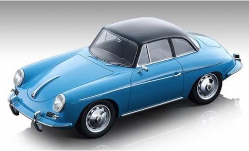 Diecast model cars Porsche 356 1961 Karmann Hardtop blue/black 1/18 Tecnomodel