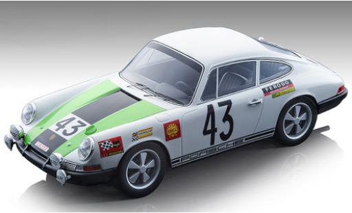Diecast model cars Porsche 911 R T No.43 24h Le Mans 1968 J-P.Gaban/R.Vanderschrick 1/18 Tecnomodel
