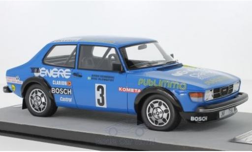 Diecast model cars Saab 99 Rally Sweden Turbo No.3 WM 1981 S.Blomqvist/B.Cederberg 1/18 Tecnomodel