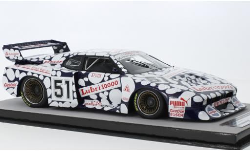 Diecast model cars Bmw M1 1981 Turbo No.51 Team Schnitzer Lubrifilm DRM Bergischer L&Atilde;&para;we Zolder 1/18 Tecnomodel