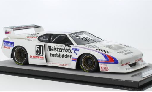 Diecast model cars Bmw M1 1981 Turbo No.51 Team Schnitzer Meisterfoto Farbbilder DRM Nuerburgring 1/18 Tecnomodel