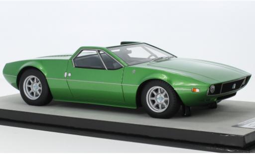 Diecast model cars De Tomaso Mangusta Spyder metallise green 1966 1/18 Tecnomodel