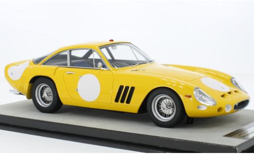 Diecast model cars Ferrari 330 LMB yellow RHD 1963 1/18 Tecnomodel