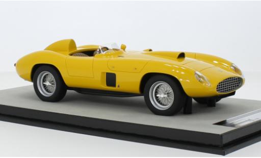 Diecast model cars Ferrari 410 410S S yellow RHD 1956 1/18 Tecnomodel