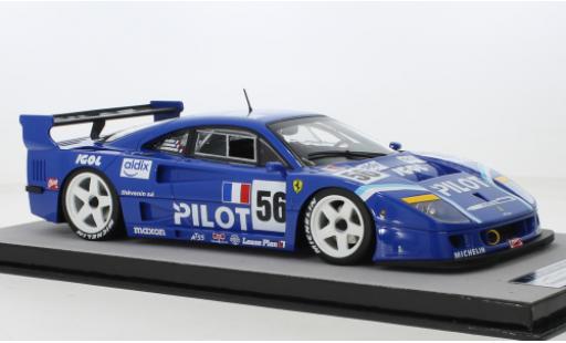 Diecast model cars Ferrari F40 GTE No.56 Pilote 24h Le Mans 1996 1/18 Tecnomodel