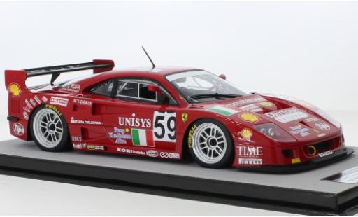 Diecast model cars Ferrari F40 GTE No.59 24h Le Mans 1996 1/18 Tecnomodel