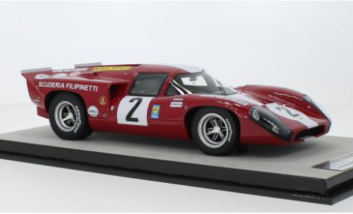 Diecast model cars Lola T70 1969 Mk3B GT RHD No.2 Scuderia Filipinetti 24h Le Mans 1/18 Tecnomodel