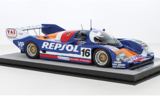 Diecast model cars Porsche 911 1991 C RHD No.16 Repsol 24h Le Mans 1/18 Tecnomodel