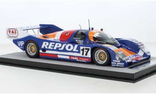Diecast model cars Porsche 911 1991 C RHD No.17 Repsol 24h Le Mans 1/18 Tecnomodel