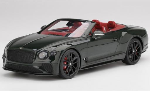 Diecast model cars Bentley Continental GT Convertible green 2019 1/18 Top Speed