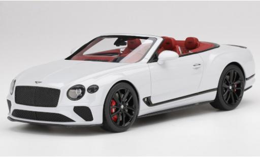 Diecast model cars Bentley Continental GT Convertible white 1/18 Top Speed