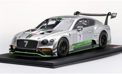 Diecast model cars Bentley Continental course GT3 RHD No.7 Team M-Sport Blancpain GT Series Monza 2018 G.Smith/S.Kane/J.Gounon 1/18 Top Speed