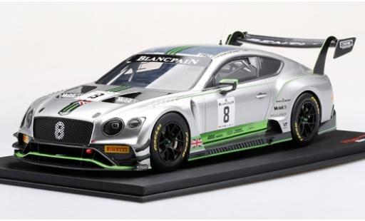 Diecast model cars Bentley Continental course GT3 RHD No.8 Team M-Sport Blancpain GT Series Monza 2018 V.Abril/M.Soulet/A.Soucek 1/18 Top Speed