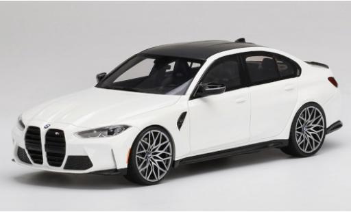 Diecast model cars Bmw M3 Competition (G80) white 2021 1/18 Top Speed