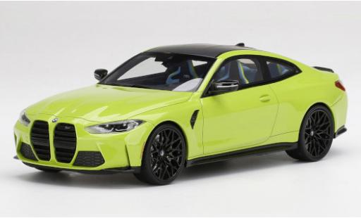 Diecast model cars Bmw M4 Competition (G82) yellow 2021 1/18 Top Speed