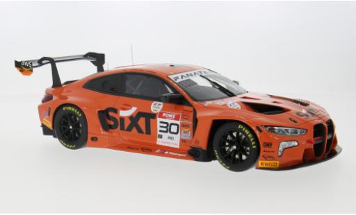 Diecast model cars Bmw M4 gt3 No.30 M Team WRT IGTC 8h Indianapolis 2023 1/18 Top Speed