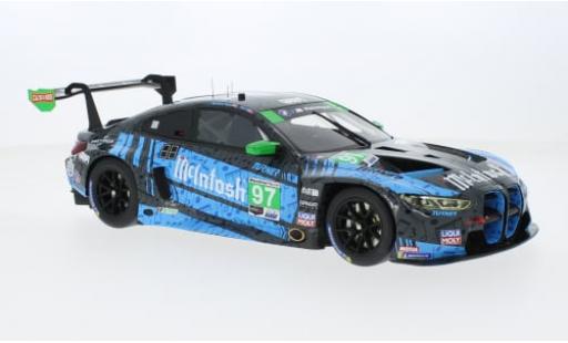 Diecast model cars Bmw M4 gt3 No.97 Turner Motorsports IMSA Laguna Seca 2023 1/18 Top Speed