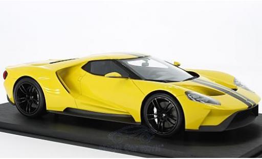 Diecast model cars Ford GT Berlinetta yellow/black Los Angeles Auto Show 2015 1/18 Top Speed