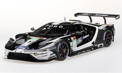 Diecast model cars Ford GT GTE No.66 Chip Ganassi Team UK 24h Le Mans 2019 B.Johnson/S.M&Atilde;&frac14;cke/O.Pla 1/18 Top Speed