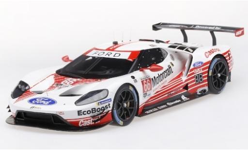 Diecast model cars Ford GT GTE No.66 Chip Ganassi Team USA Motorcraft 24h Daytona 2019 S.Bourdais/J.Hand/H.M&Atilde;&frac14;ller 1/18 Top Speed