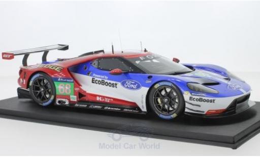 Diecast model cars Ford GT GTE No.68 Chip Ganassi Team USA LME Pro 24h Le Mans J.Hand/D.M&Atilde;&frac14;ller/S.Bourdais 1/18 Top Speed