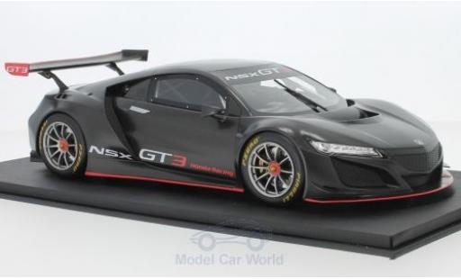 Diecast model cars Honda NSX GT3 matt-grey 2017 Presentation 1/18 Top Speed
