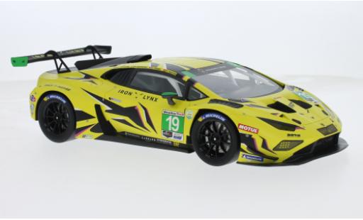 Diecast model cars Lamborghini Huracan GT3 EVO 2 2 No.19 Iron Lynx IMSA 24h Daytona 2023 1/18 Top Speed
