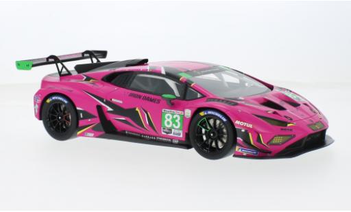Diecast model cars Lamborghini Huracan GT3 Evo Evo2 No.83 Iron Dames IMSA 24h Daytona 2023 1/18 Top Speed
