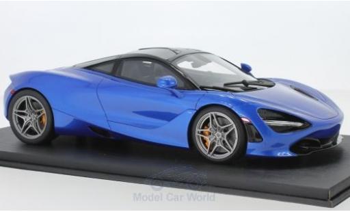 Diecast model cars McLaren 720 Base S metallic blue 1/18 Top Speed