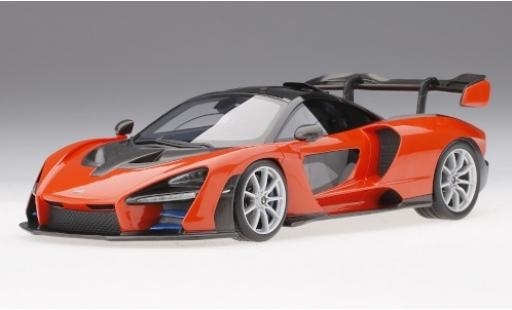 Diecast model cars McLaren Senna Base metallic orange 1/18 Top Speed