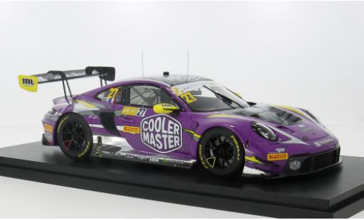 Diecast model cars Porsche 911 GT3 R No.27 Hubauto Racing Macau Guia Race 2023 1/18 Top Speed