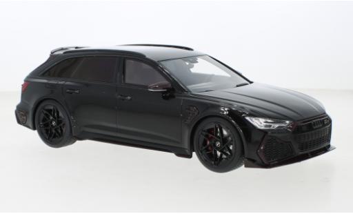 Diecast model cars Audi RS6 avant (C8) Johann Abt Signature Edition black 2021 1/18 Top Speed