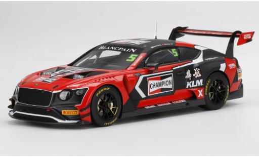 Diecast model cars Bentley Continental course GT3 No.5 Champion Blancpain GT Series 2018 1/18 Top Speed