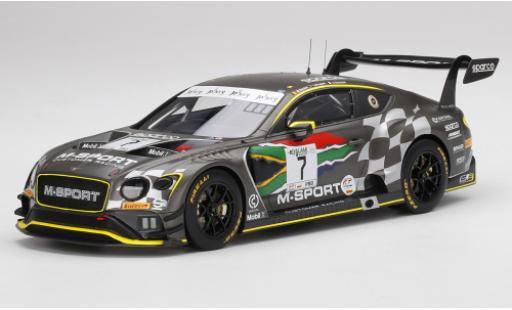Diecast model cars Bentley Continental course GT3 No.7 M-Sport Team Intercontinental GT Challenge 9h Kyalami 2020 1/18 Top Speed