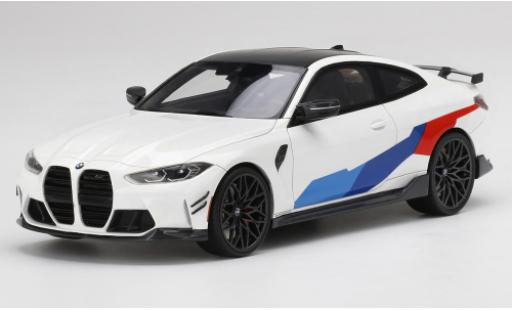 Diecast model cars Bmw M4 coupe (G82) M-Performance white/Dekor 2021 1/18 Top Speed