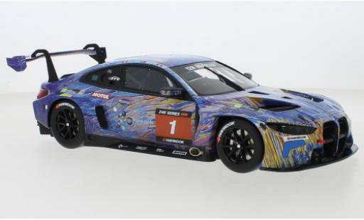 Diecast model cars Bmw M4 gt3 No.1 ST Racing 12h Mugello 2022 1/18 Top Speed