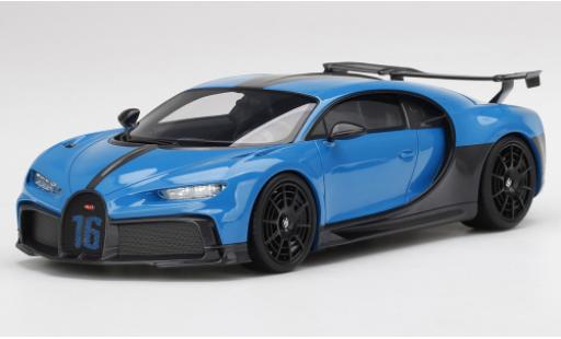 Diecast model cars Bugatti Chiron Pur Sport blue/black 2020 1/18 Top Speed