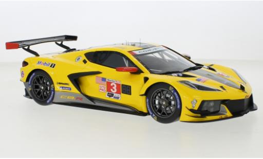 Diecast model cars Chevrolet Corvette Racing (.R) C8.R No.3 IMSA 12h Sebring 2022 1/18 Top Speed
